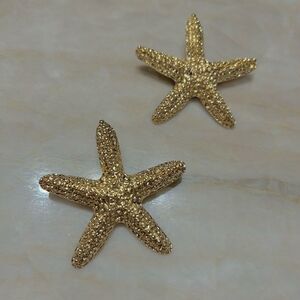 starfish earrings large